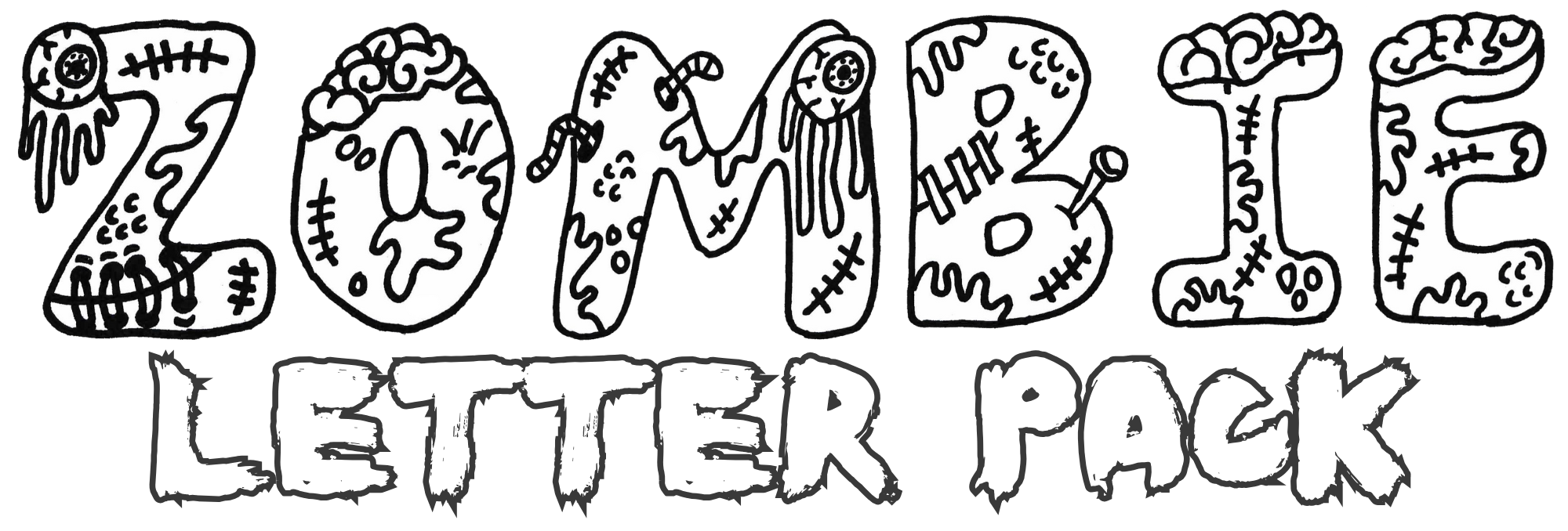 Zombie Letter Pack