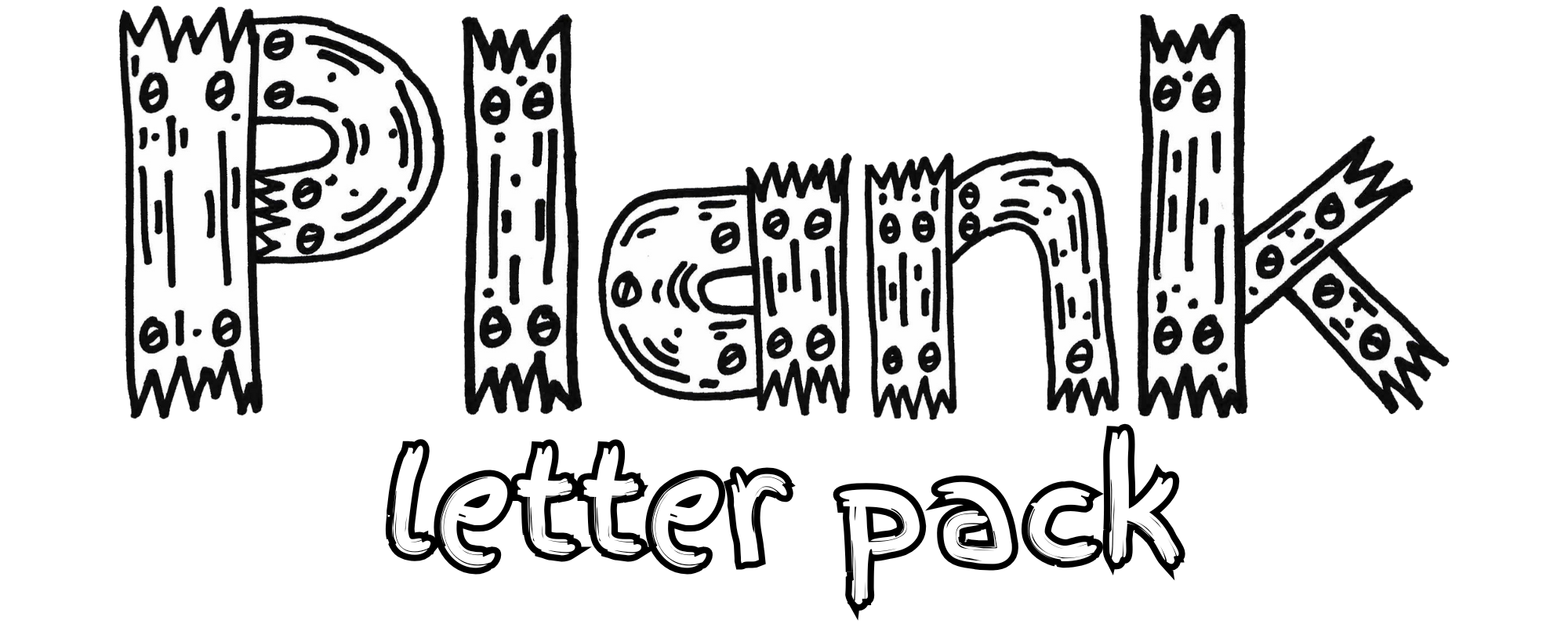 Plank Letter Pack