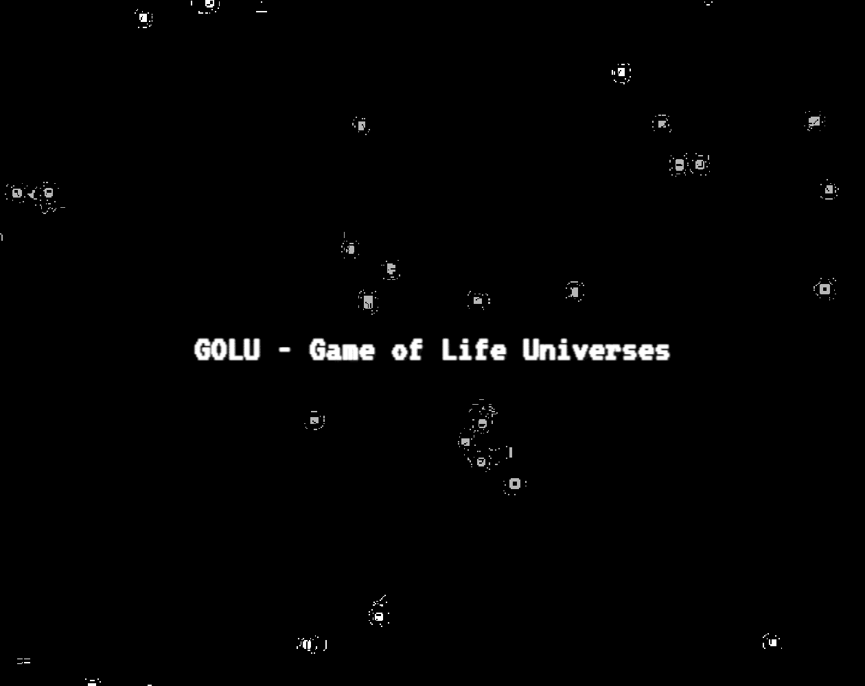 GOLU - Game of Life Universes