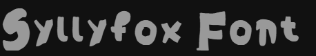 Sillyfox font :3