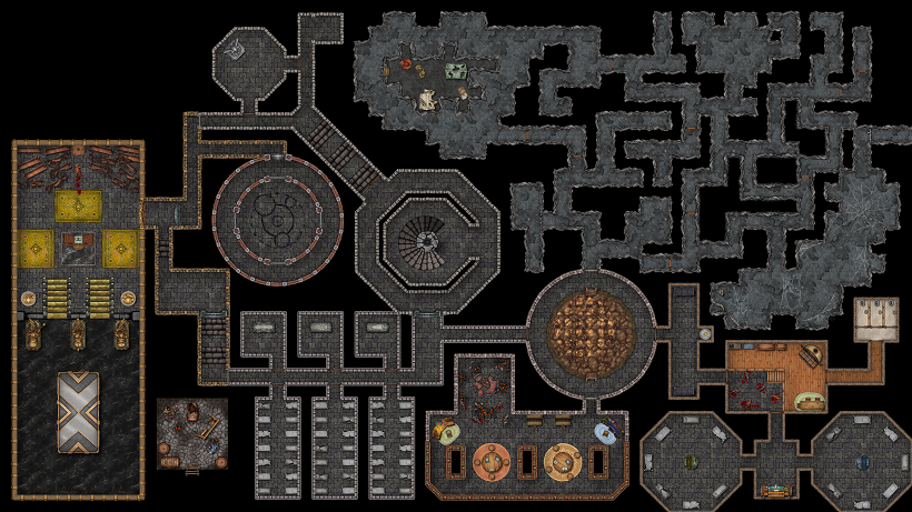 Godwin Tomb - A Fantasy RPG Dungeon by Thordorb