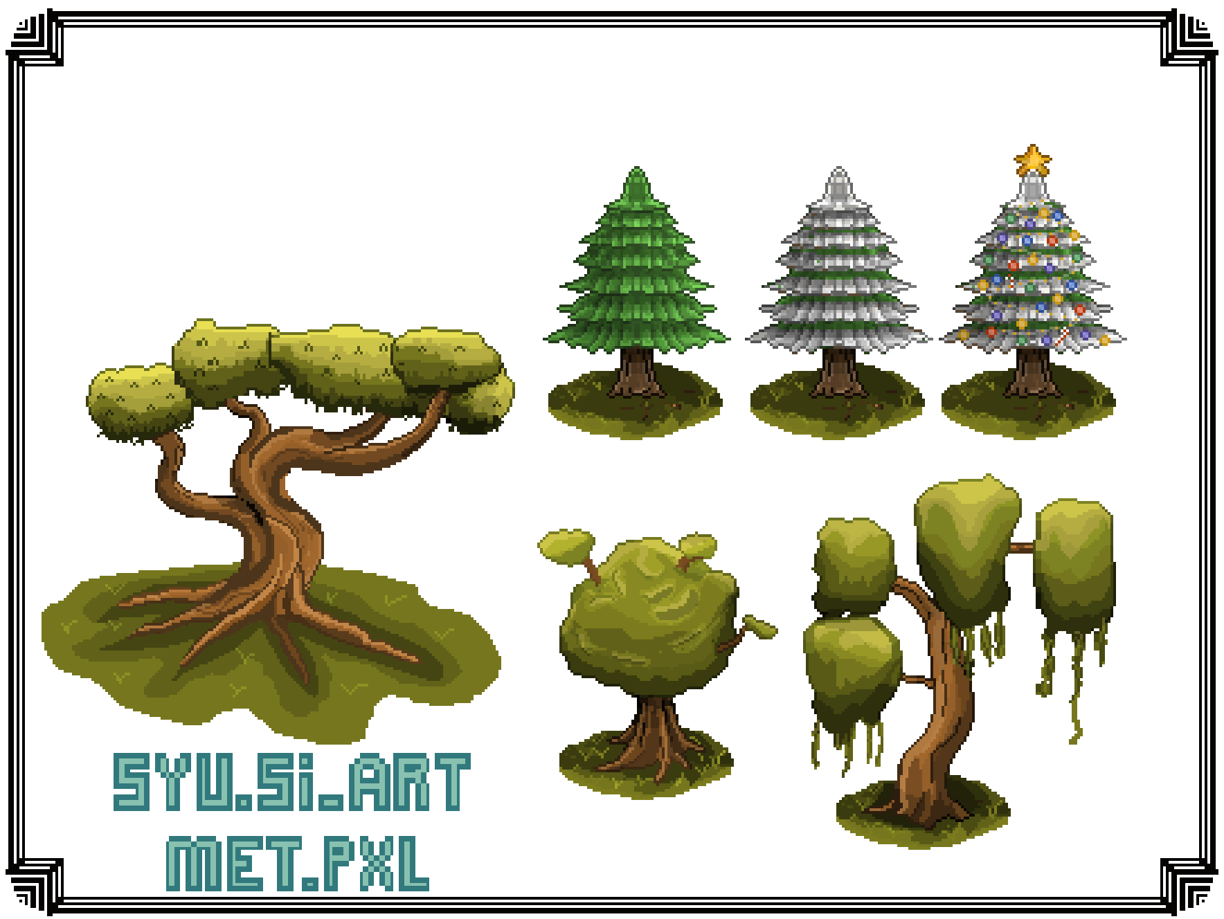PixelArt Trees
