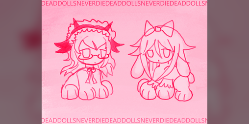 Cover image for DEAD DOLLS NEVER DIE