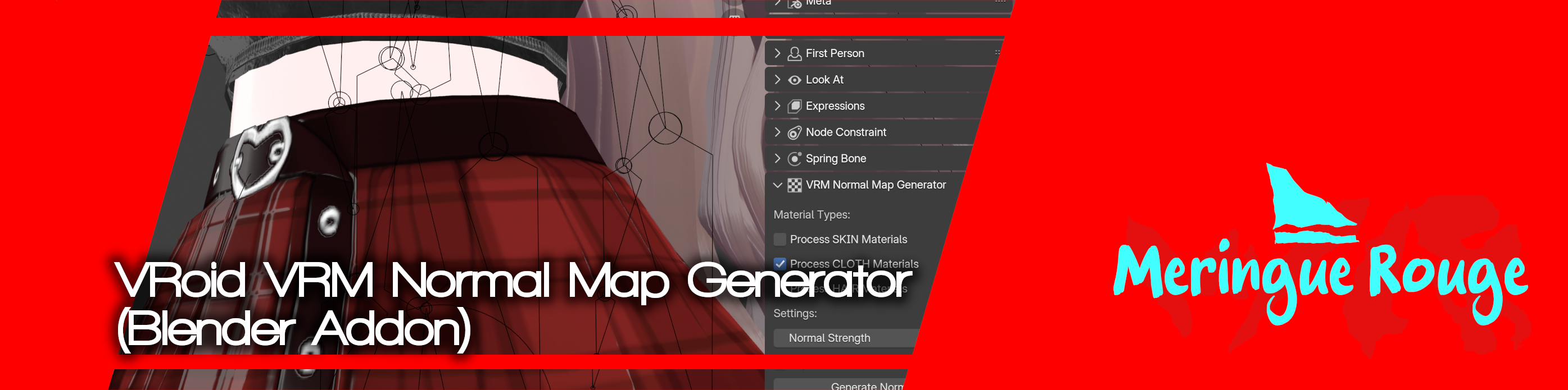 VRoid VRM Normal Map Generator