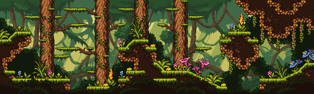 Fantasy Jungle - Pixel Art Tileset