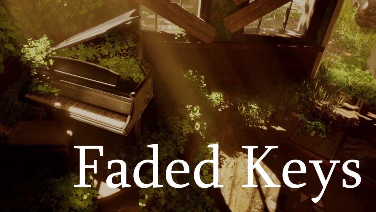 Faded Keys - Soft-apocalyptic 3D environment