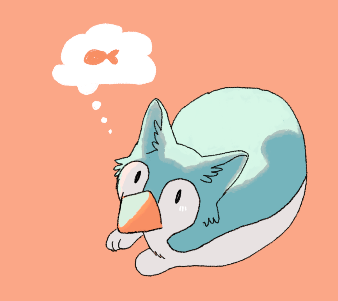 Minnow thinking about fish