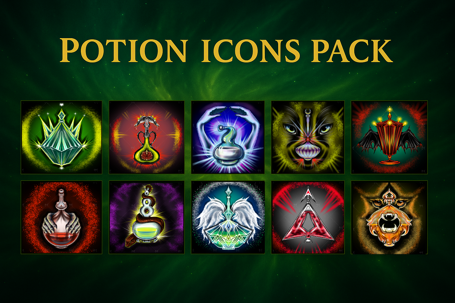 Mystic Elixirs – Potion Icons Pack