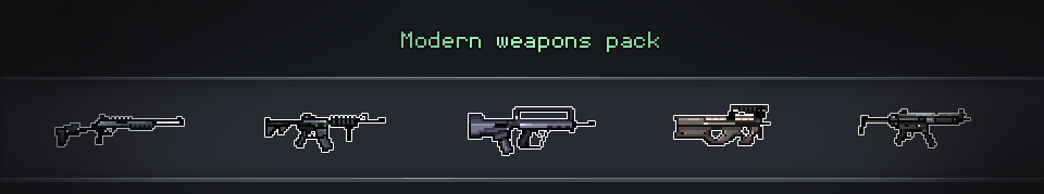 Modern weapons pack