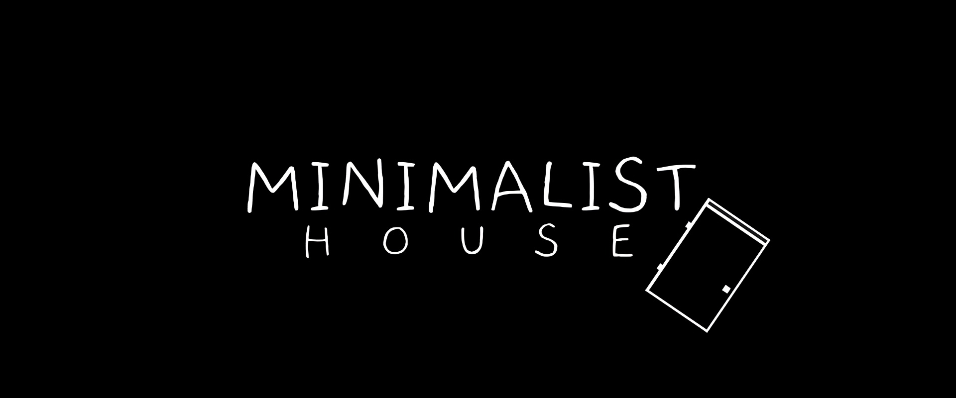 Minimalist House - A Black & White Pixel Art Tileset