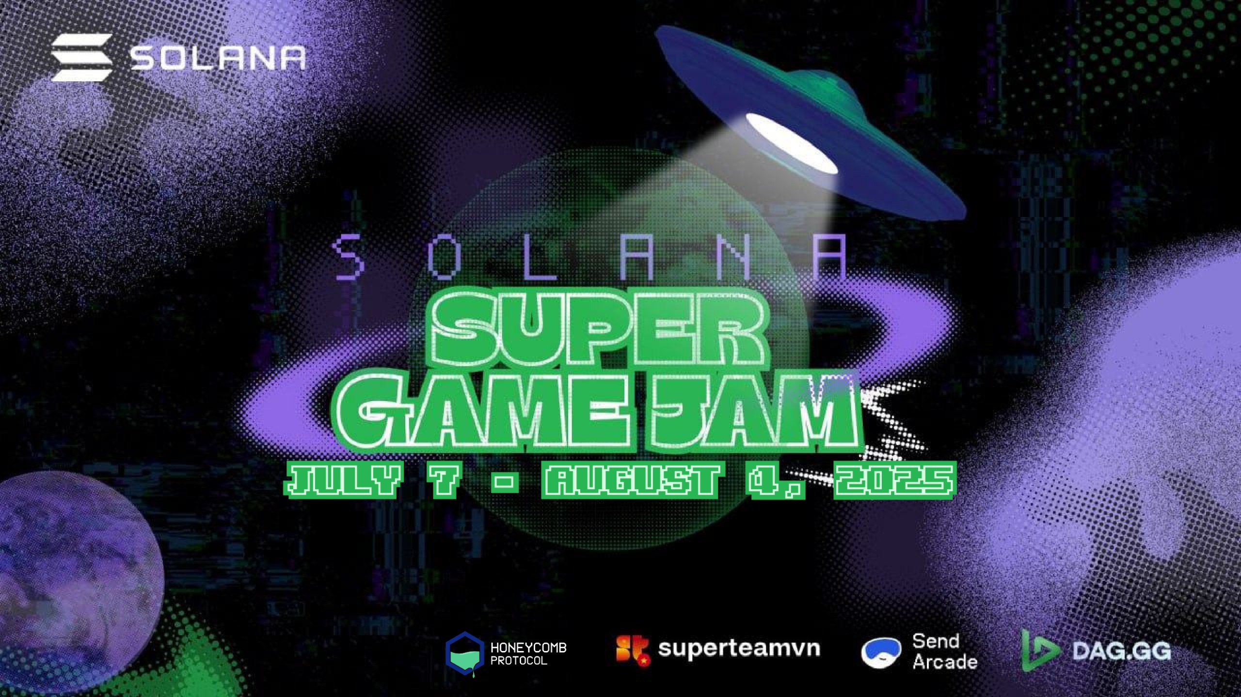 🎮 Solana Super Game Jam 2025 (July 7th - August 4th) (50K+ In Prizes ) -  Game Jams - itch.io