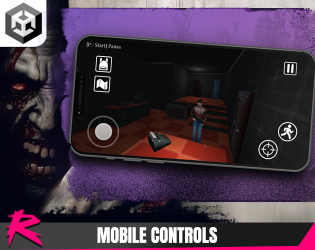 Retro Horror Mobile Controls by RetroGig