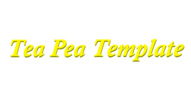 Tea Pea Iwad Template