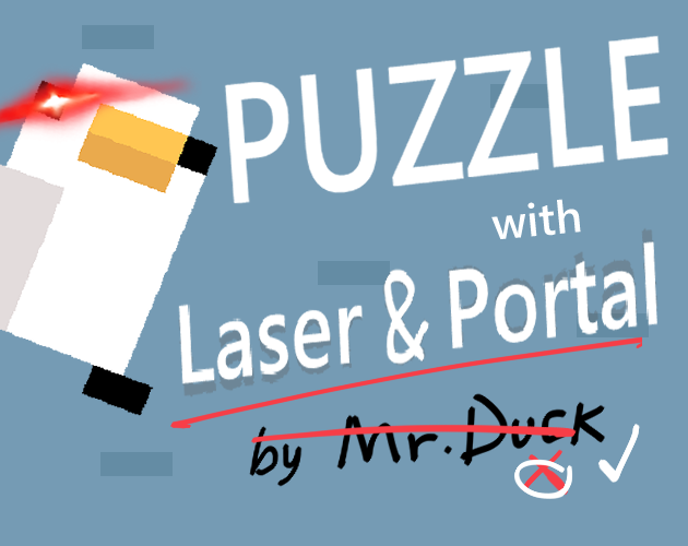 Cover image for puzzle with laser and portal