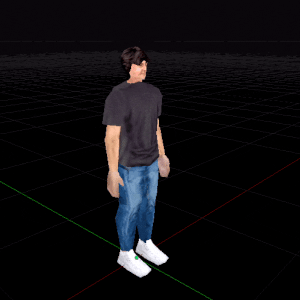 Animated PSX Style Character