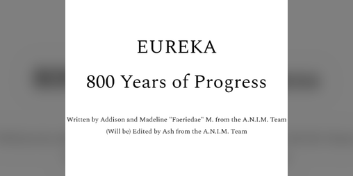 Cover image for Eureka: 800 Years of Progress Beta June 26th 2025