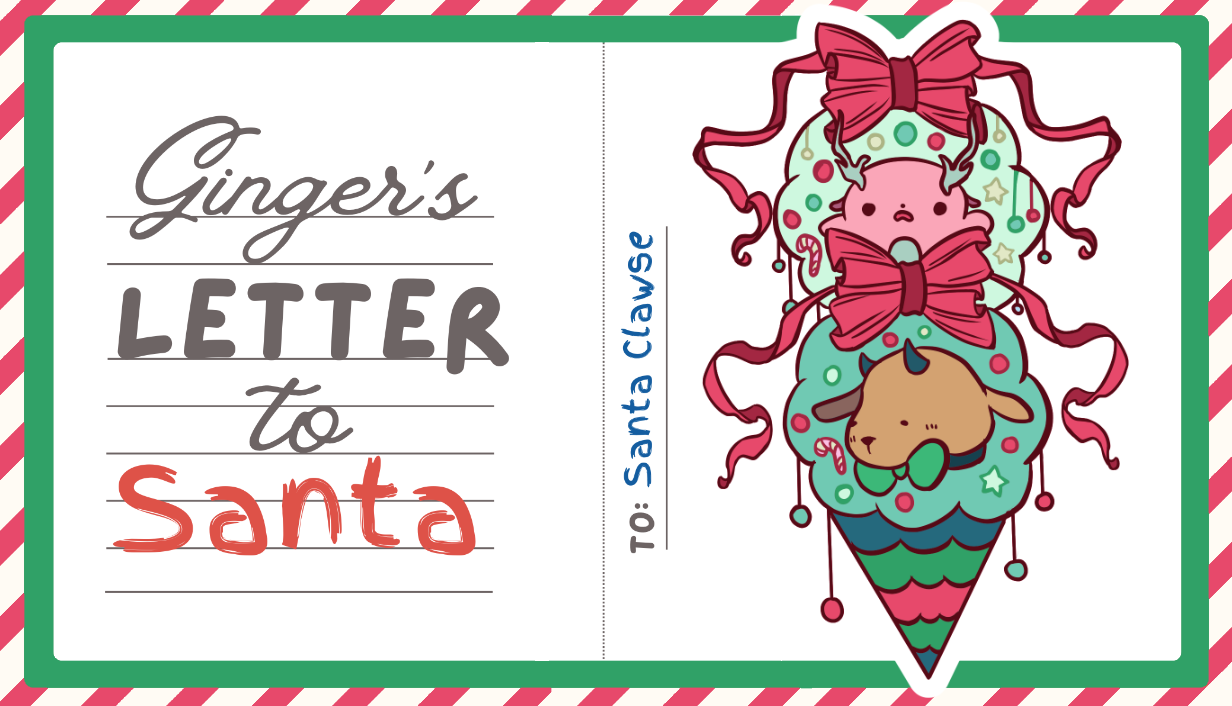 Cover image for Ginger's Letter to Santa