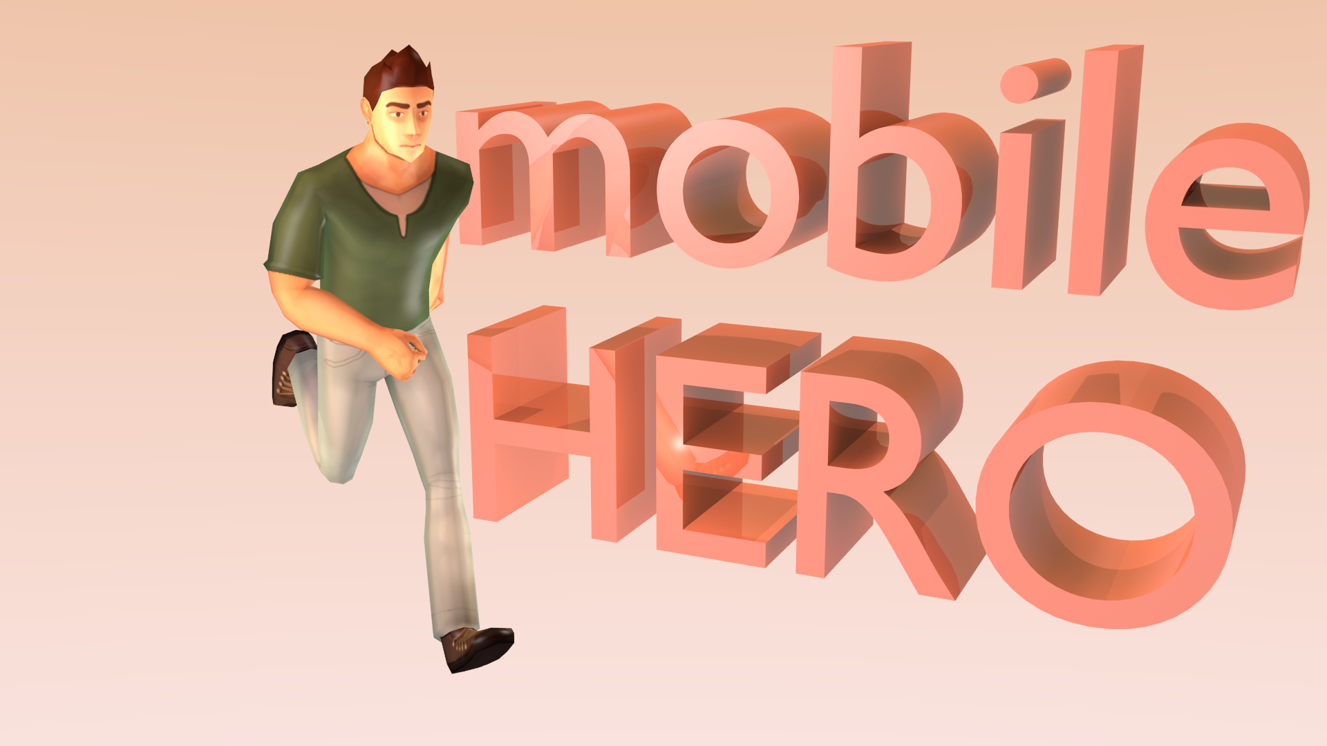 Mobile Hero -with 2.5D Style Animations