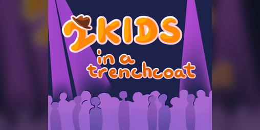 Cover image for Two kids in a trenchcoat