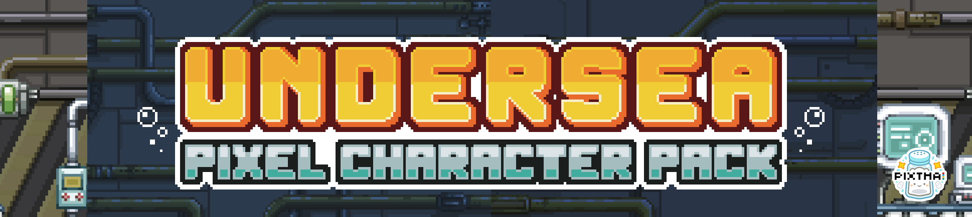 Undersea Pixel Character Pack