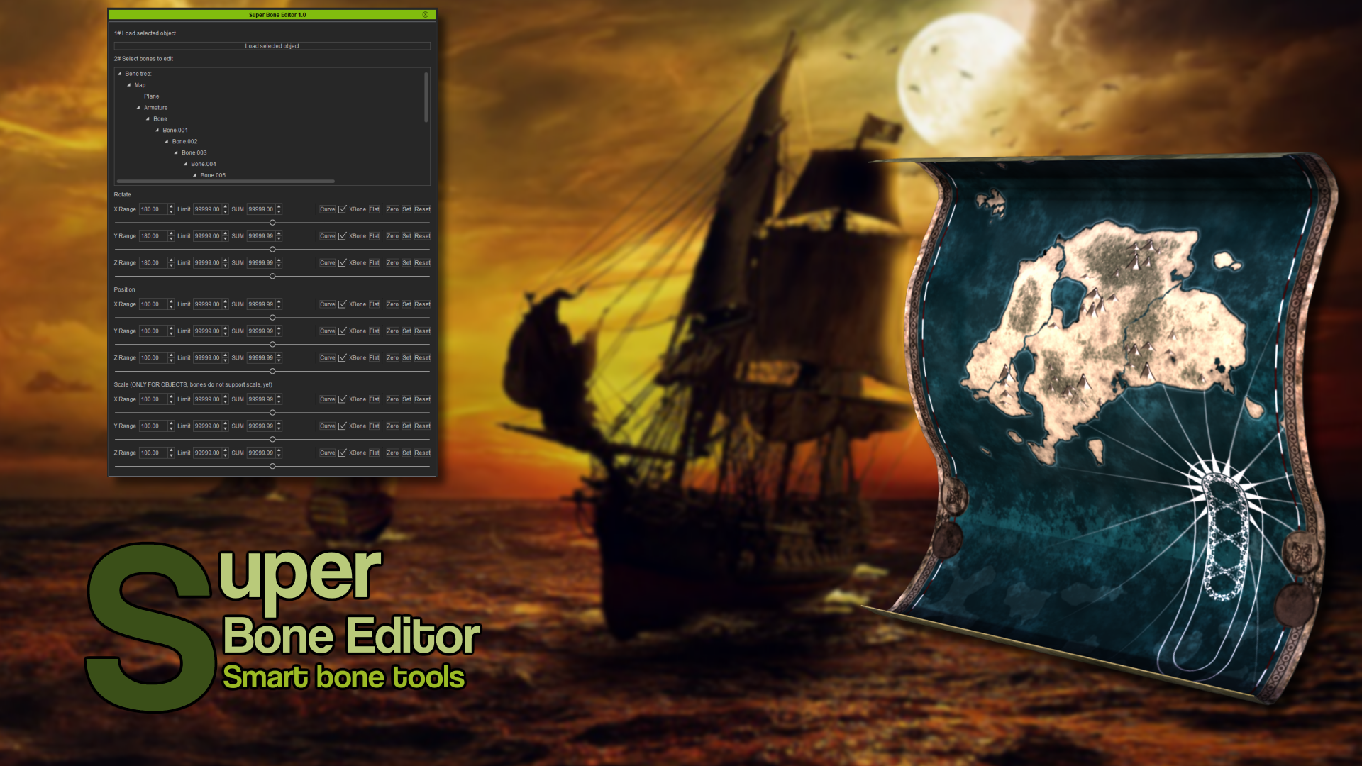 Super Bone Editor (iClone7 Plugin)