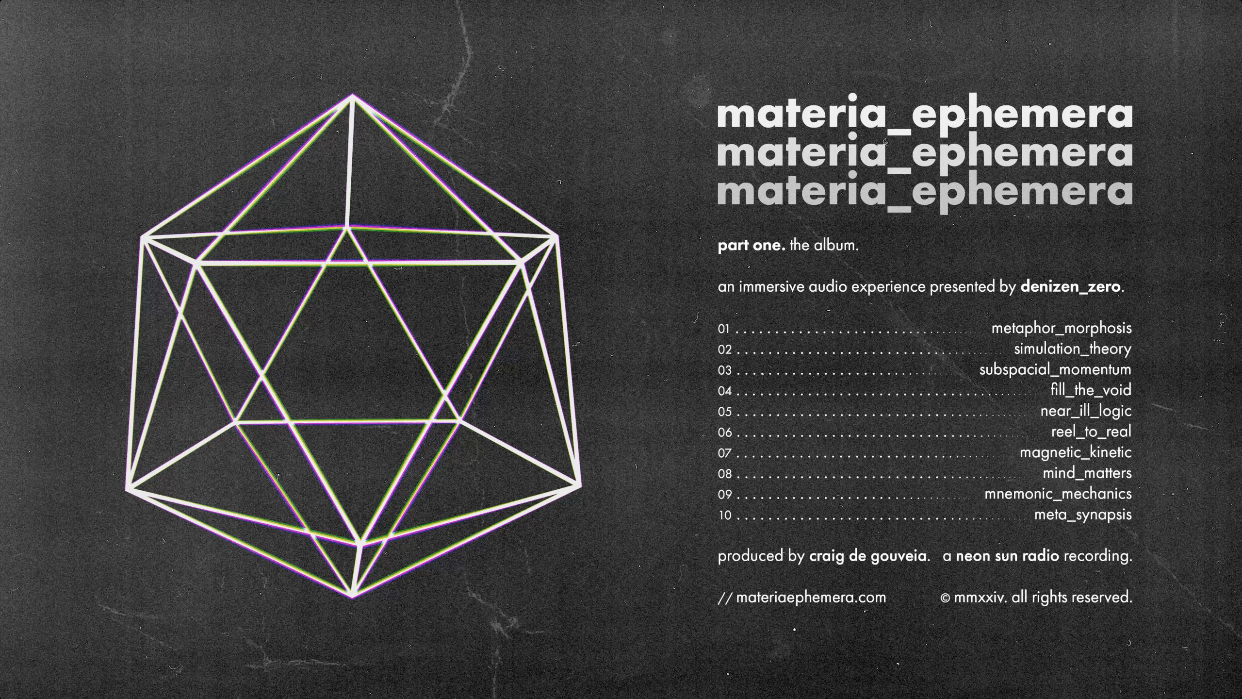 materia_ephemera | the album