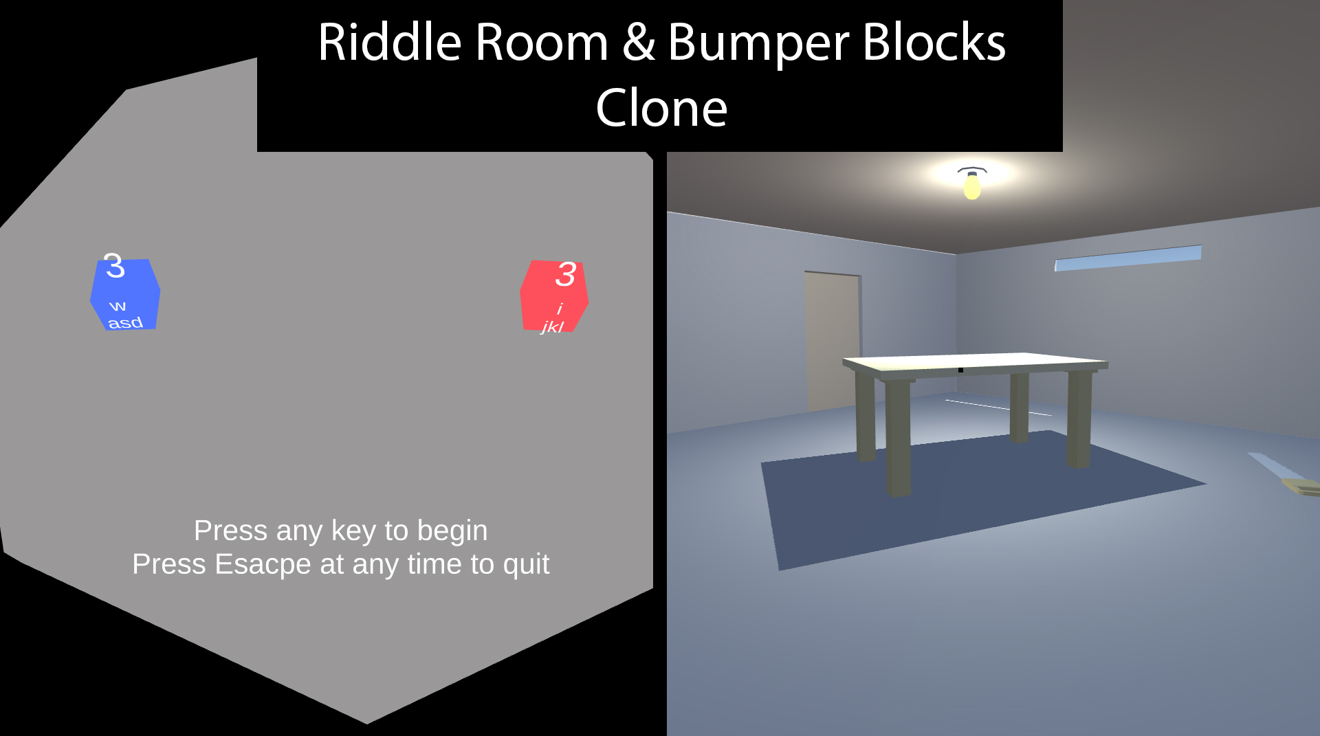 Riddle Room & Bumper Blocks Clone