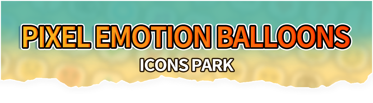 Emotion Balloons Icons Park
