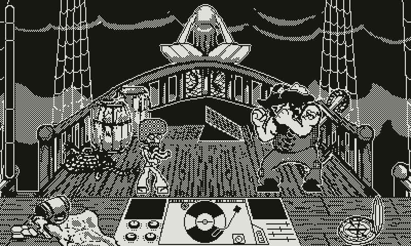 Tempers flare as old rivalries surface Game level taking place on a pirate ship. The main character is on the left side, facing off against a large pirate, who is on the right, as if they're about to trade blows. A speech balloon pointing to the pirate says 'Face me then!', while lightning crashes in the background, shaking the screen.