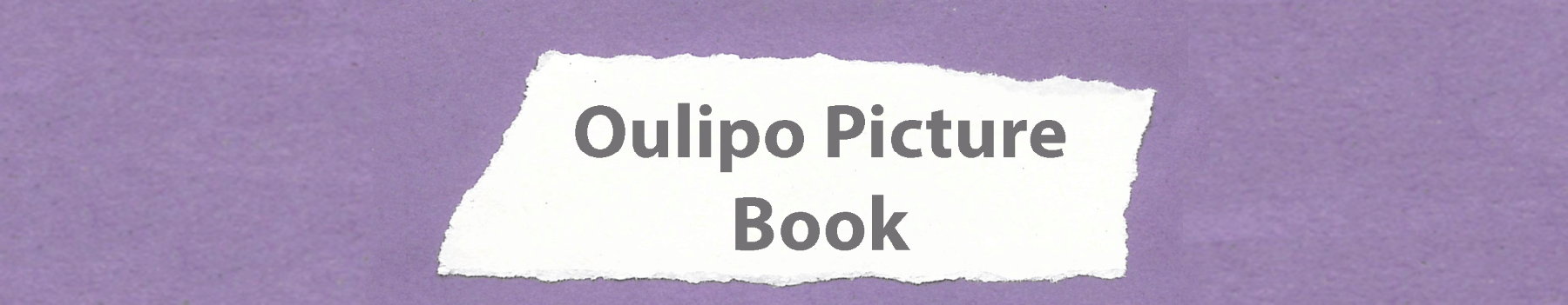 Oulipo Picture Book
