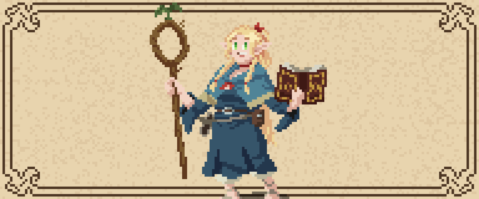 Delicious in Dungeon Marcille Phone Wallpaper