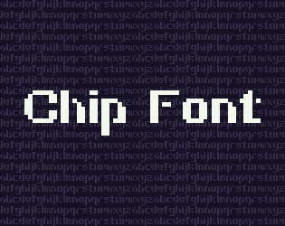 PixelArtFont-ChipFont