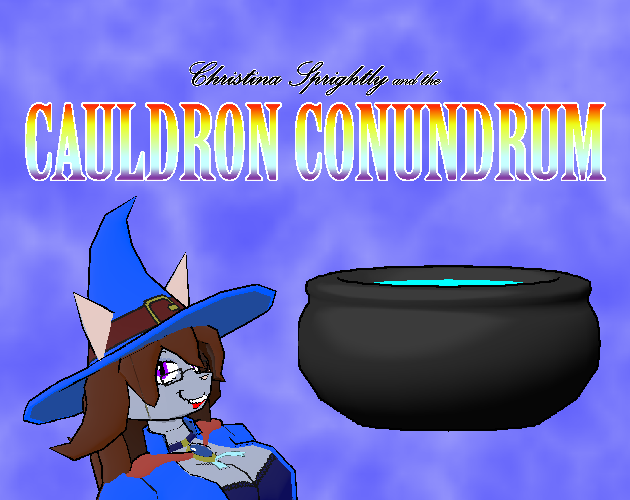 Cover image for Christina Sprightly and the Cauldron Conundrum