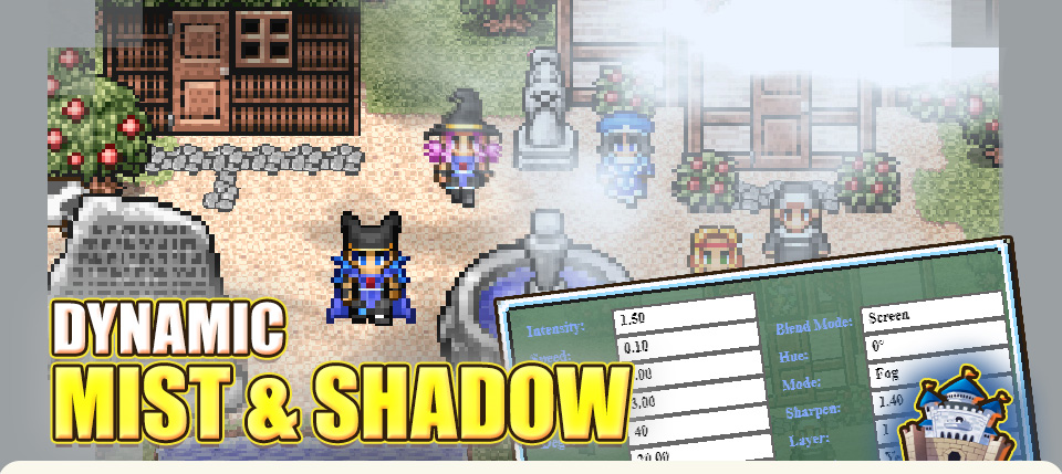 Dynamic Mist and Shadow - RPG Maker MZ Plugin