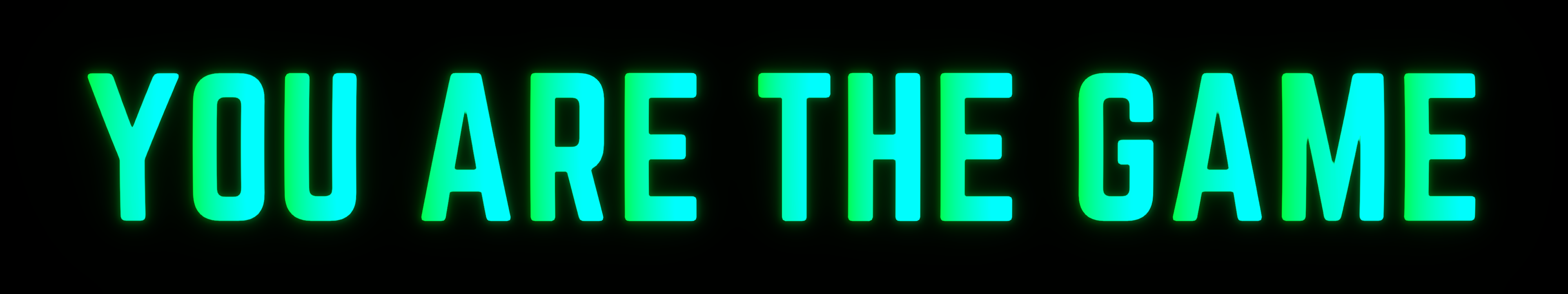 YOU ARE THE GAME