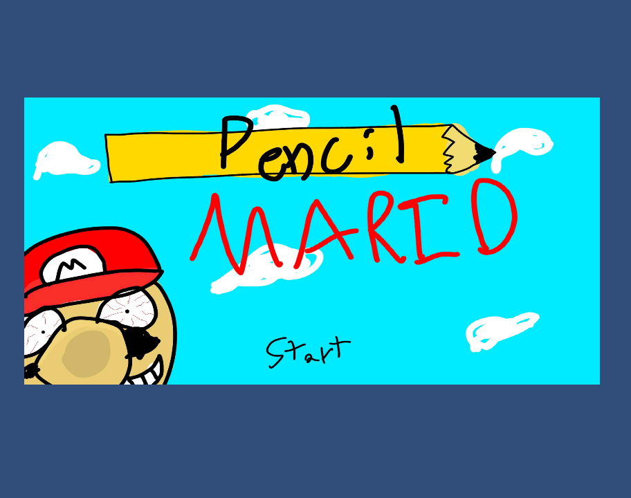 Pencil Mario
