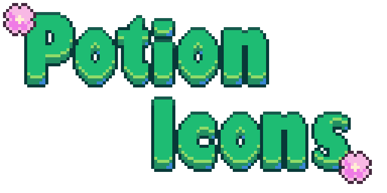 Potion icons - 16x16 pixel icons