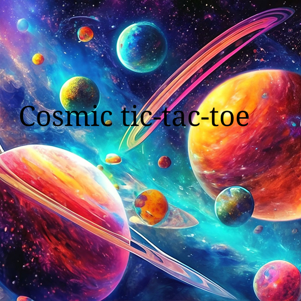 cosmic tic-tac-toe stardust