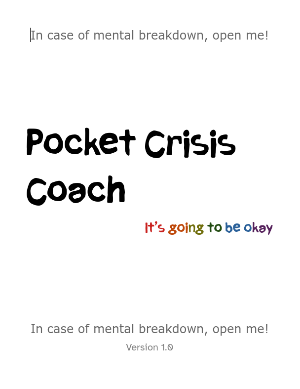 Cover image for Pocket Crisis Guide