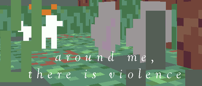 around me, there is violence