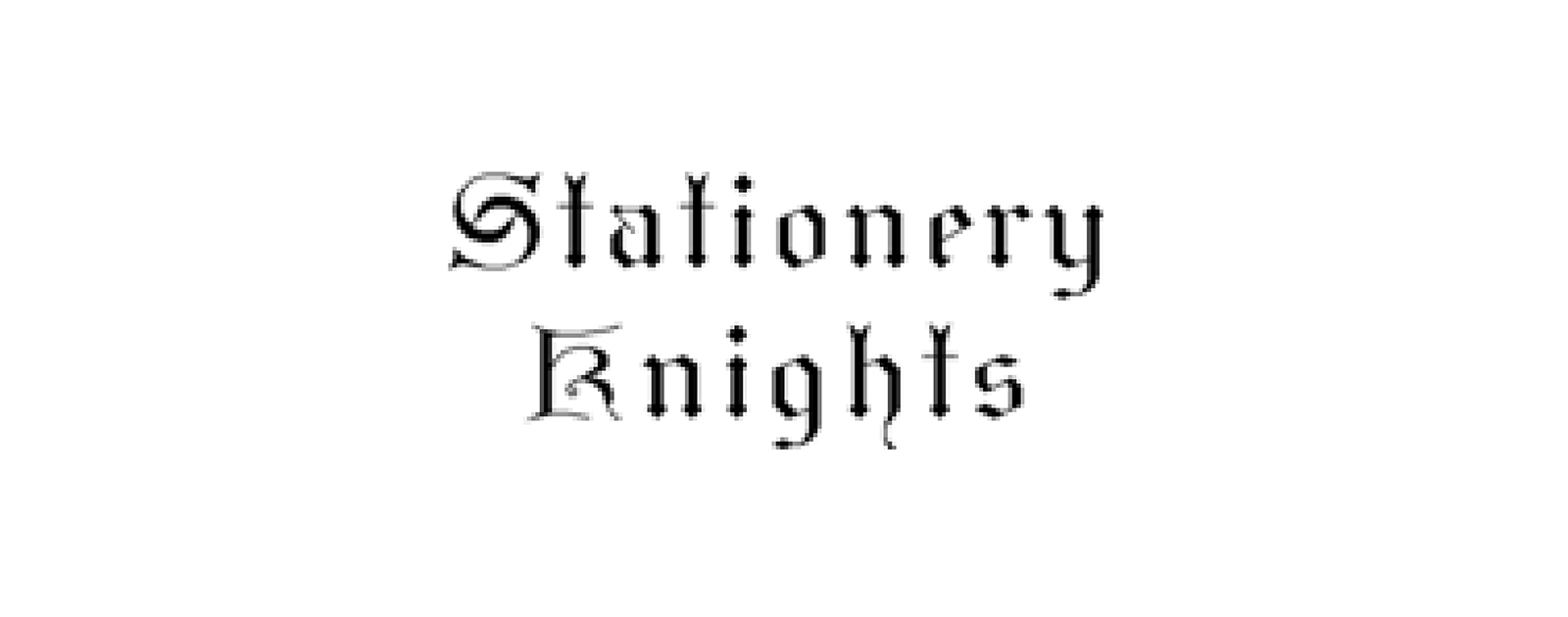 Cover image for Stationery Knights