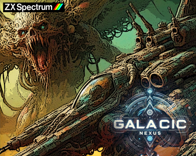 GALACIC NEXUS - Portada del juego ZX Spectrum 128k