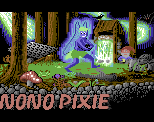 Nono Pixie Title Screen