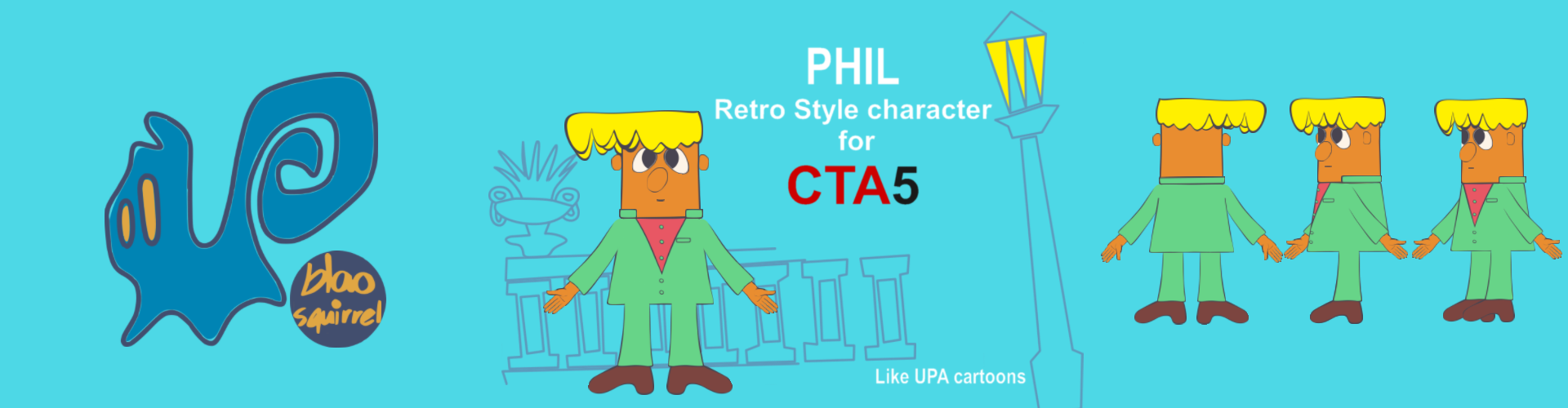 Phil – Character for Cartoon Animator 5