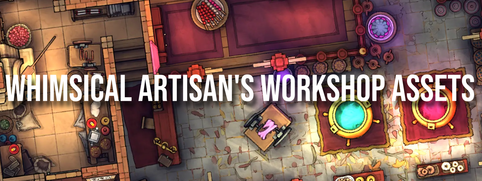 Dungeondraft - Whimsical Artisan's Workshop Assets Pack