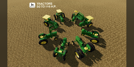 Cover image for John Deere New Generation Row-Crop Tractors - Redux - FS22