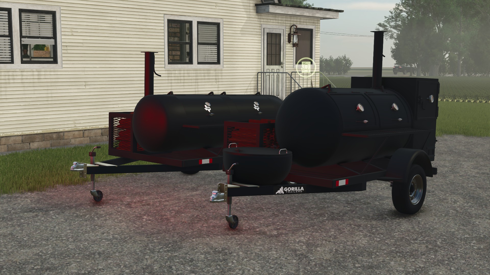 Cover image for FS25 - Gorilla BBQ Smoker Trailer Pack