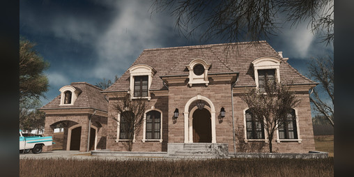 Cover image for FS25 - Stone Manor Farmhouse