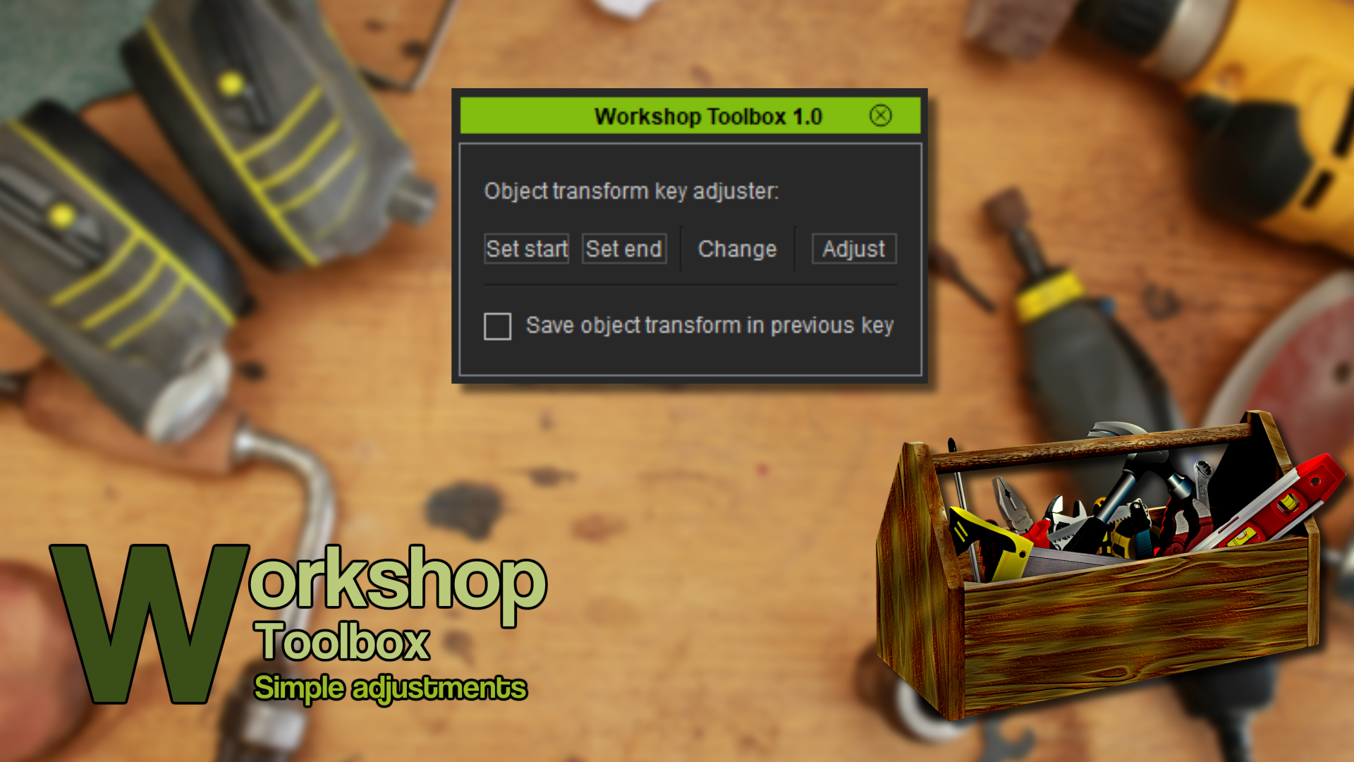 Workshop Toolbox (iClone7-8 Plugin)