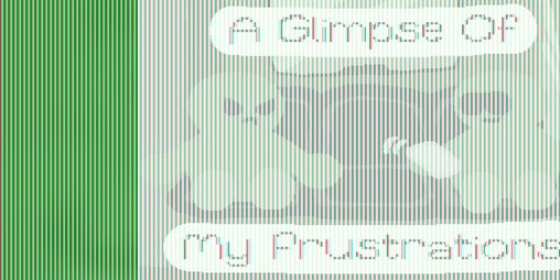 Cover image for A Glimpse Of My Frustrations